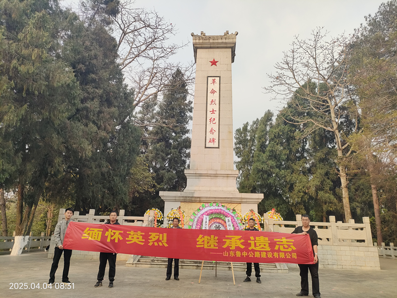 缅怀先烈  继承遗志——武汉项目开展“缅怀先烈 继承遗志”主题扫墓活动