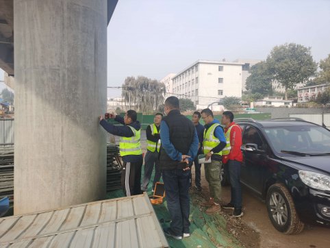 G341胶海线南崔路立交桥通过交工检测
