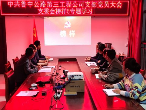 中共香港正版六台盒宝典资料大全第三工程公司支部委员会观看《榜样5》